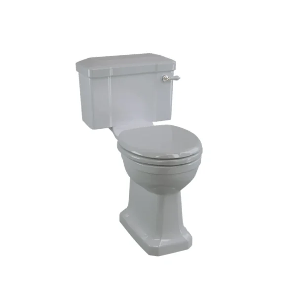 Close coupled pan - 52cm lever cistern - Coloured - Image 2