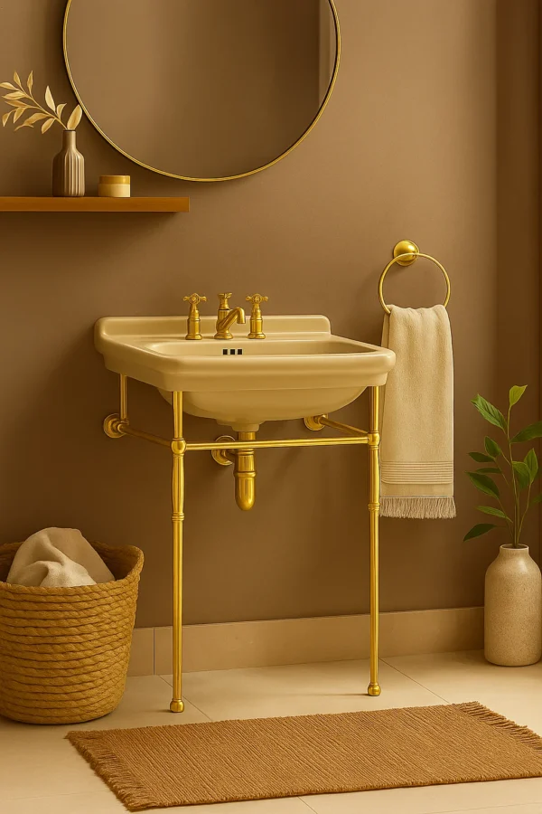 Portobello 62cm Basin & Washstand - Image 3